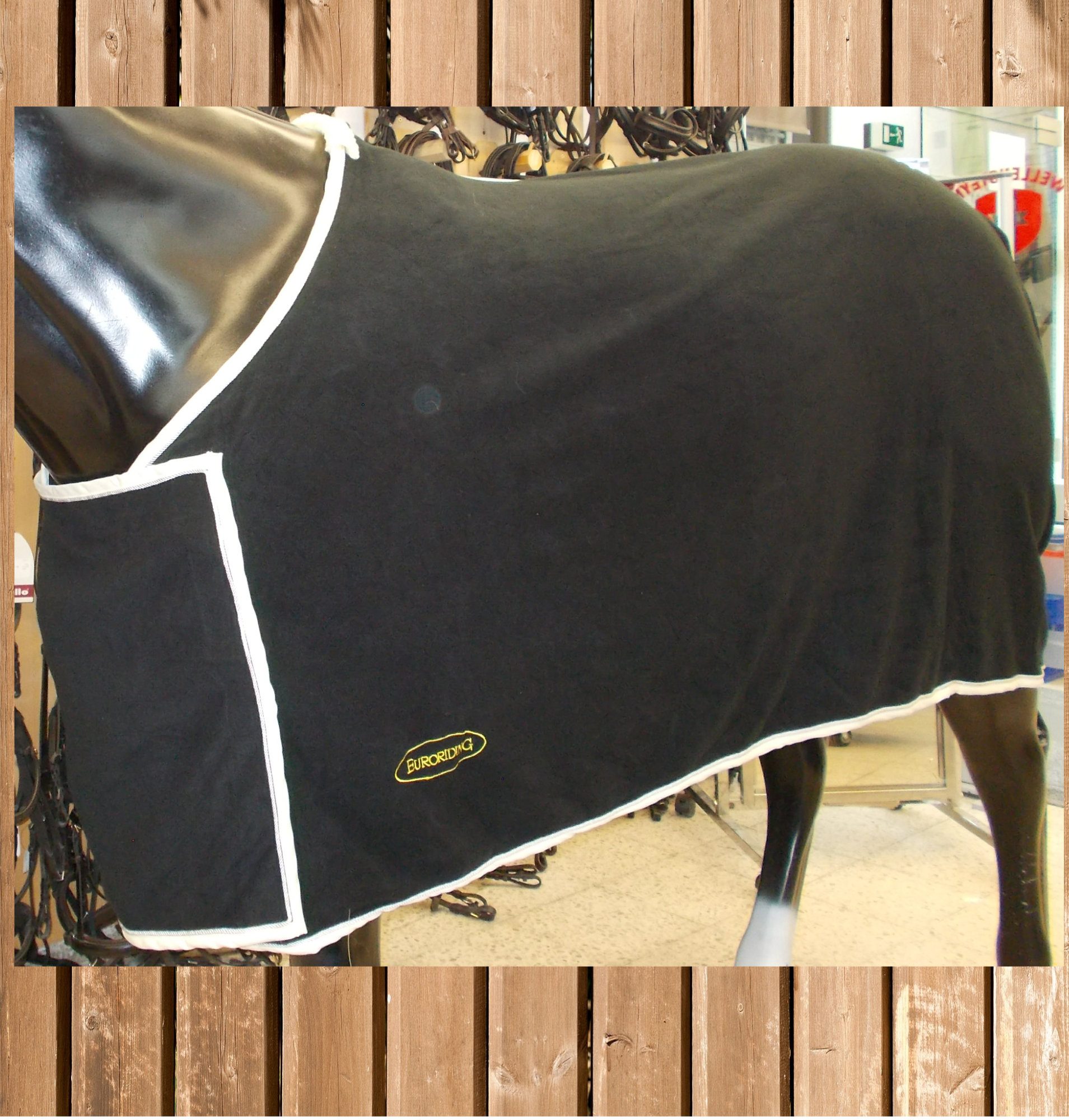 Horse Guard Pferde-Stalldecke Showdecke Für Pferde Mit Frontlatz Navy 155 Cm S0raj0j5