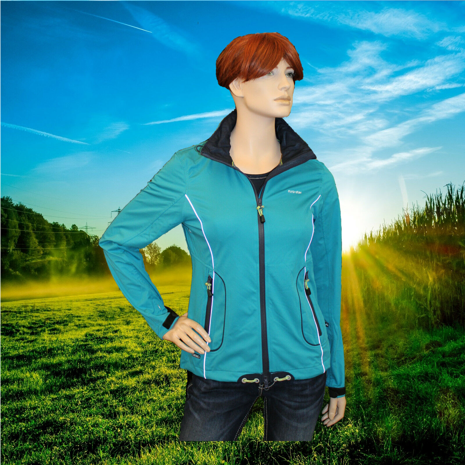 Softshell Jacke Fabienne von Euro Star, arctic