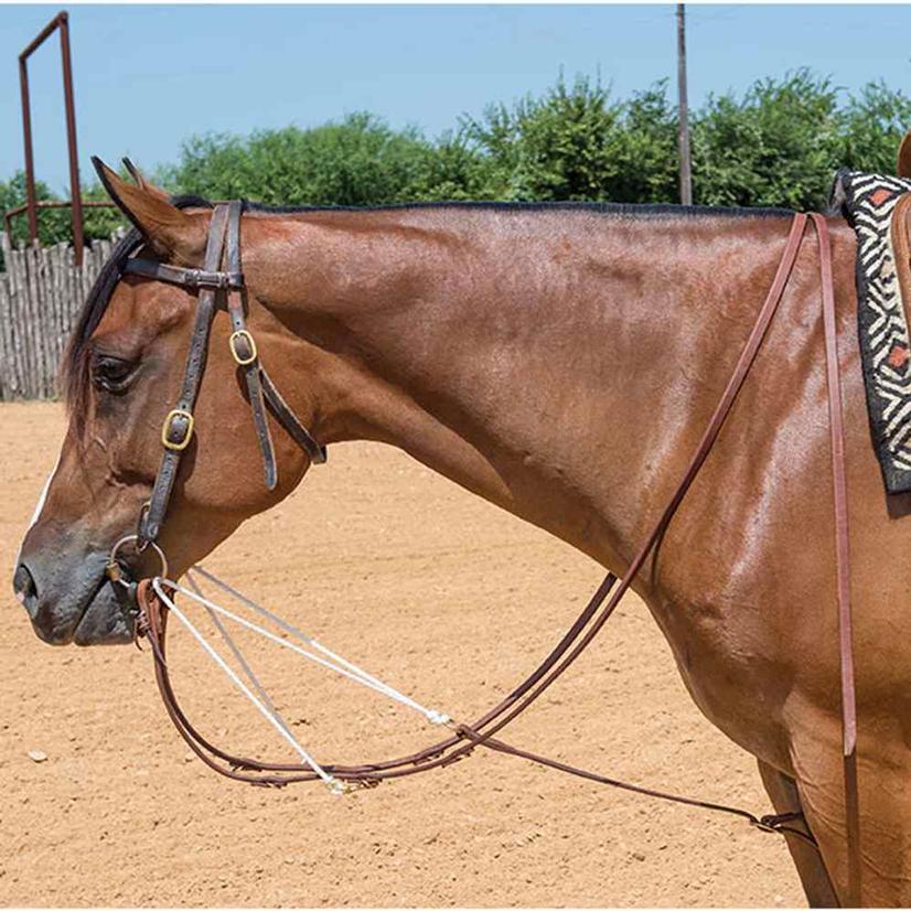 German Martingal Rope,  Harness Leder