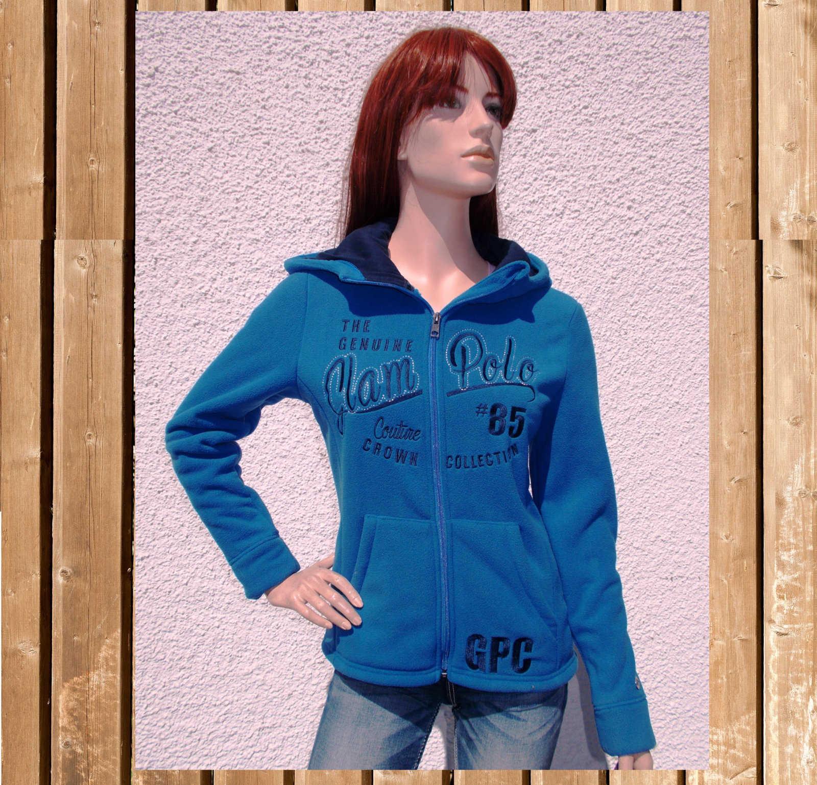 HV Polo Kapuzen Fleece Jacke Jada, blue