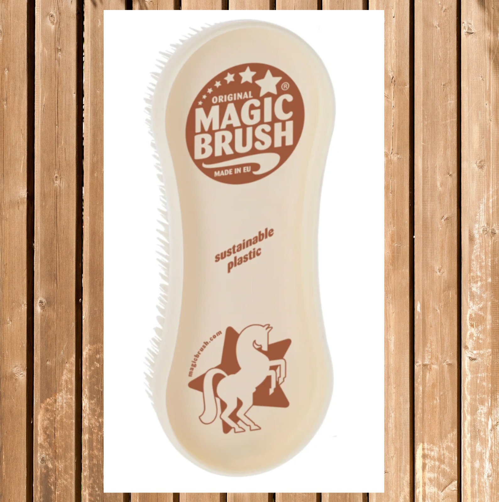 MagicBrush Nature, Magic Brush Pferdepflegebürste aus recyceltem