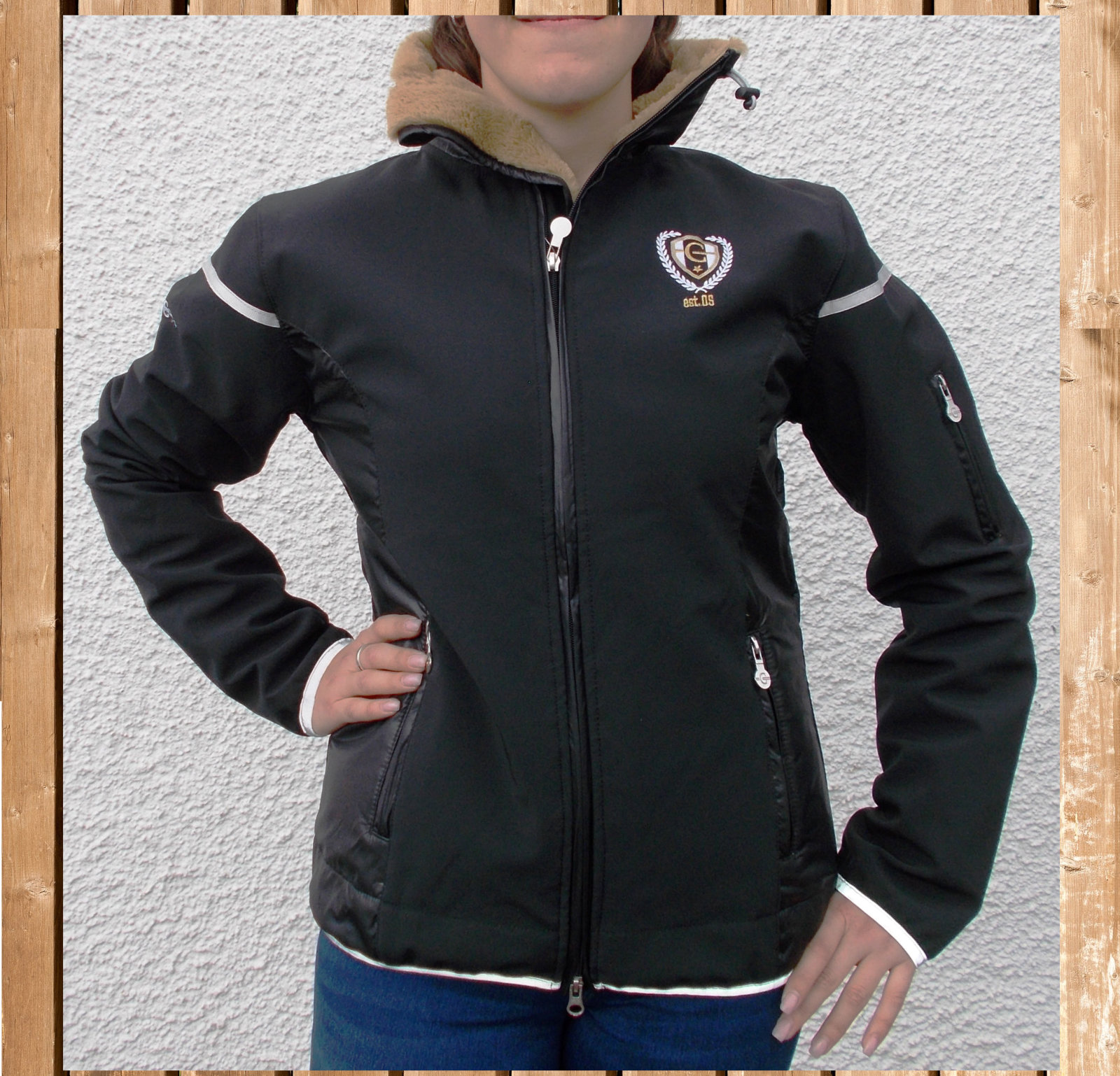 Covalliero Softshell Jacke Valencia, Softshell Hybrid mit